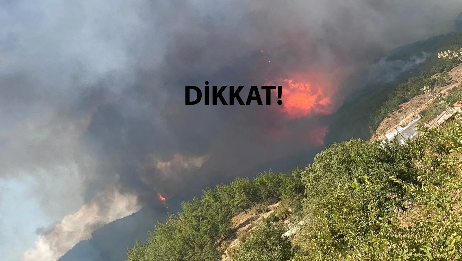 Yetkililerden vatandaşlara yangın uyarısı