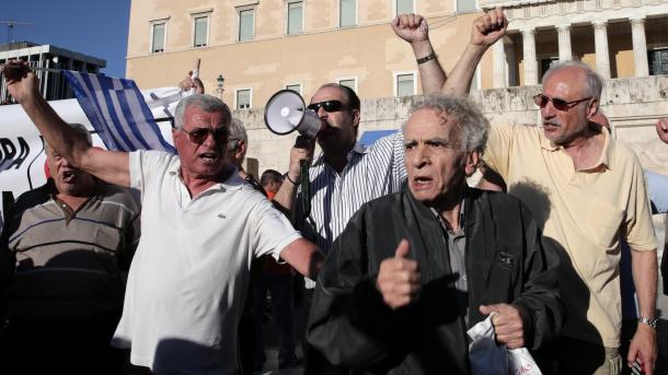 Αντικυβερνητικές διαδηλώσεις στην Αθήνα