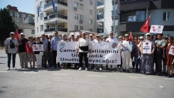 Çamerya katliamının 81. yılında Yunanistan'ın Edirne Konsolosluğu önüne siyah çelenk bırakıldı