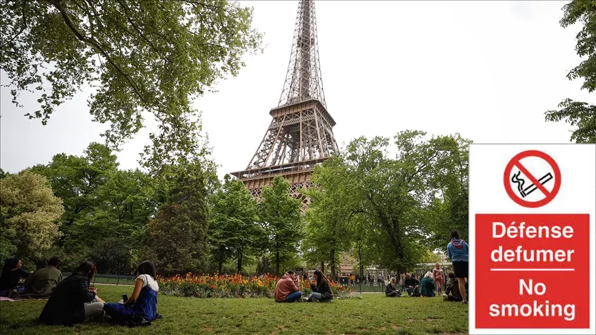 Fransa'da belirlenen dış mekanlarda sigara içilmesi yasaklandı