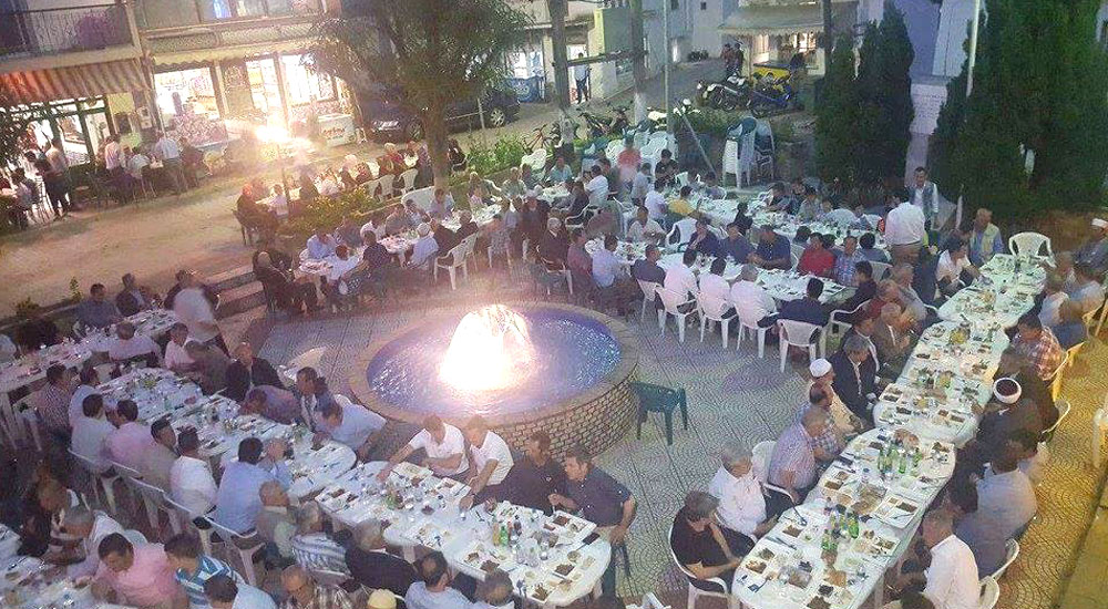 Yassıören köyünde iftar  bereketi vardı
