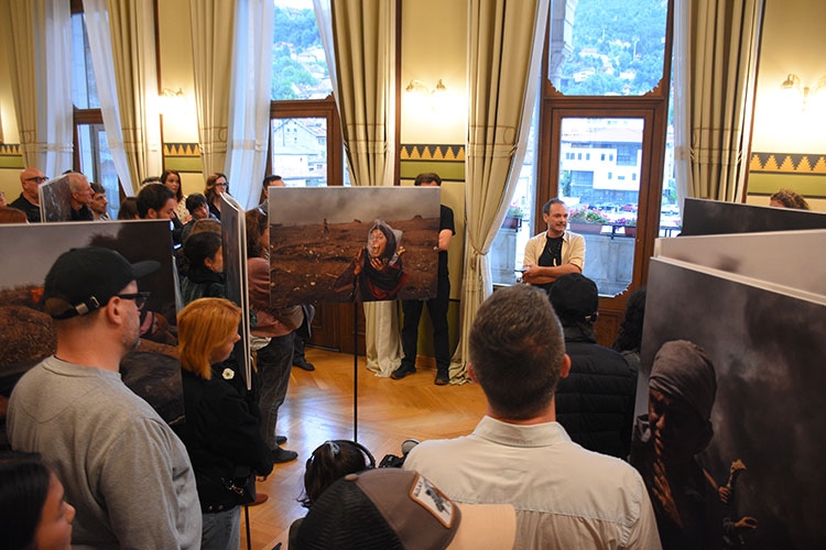 Ödüllü fotoğrafçı Bucciarelli'nin fotoğraf sergisi Saraybosna'da açıldı
