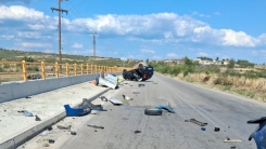 Gümülcine'de Semetli yolunda feci kaza 