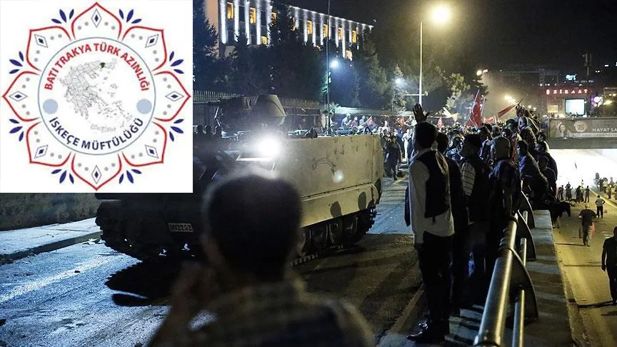 İskeçe Müftülüğü’nden 15 Temmuz Şehitleri için hatim programı