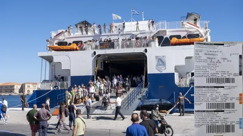 Yunanistan'daki feribot biletleri AB'nin zirvesinde