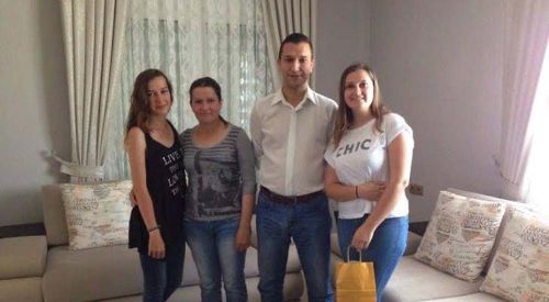 Eyalet Başkan Yardımcısı Önder Mümin'den Gülcan M. Efendi'ye tebrik ziyareti