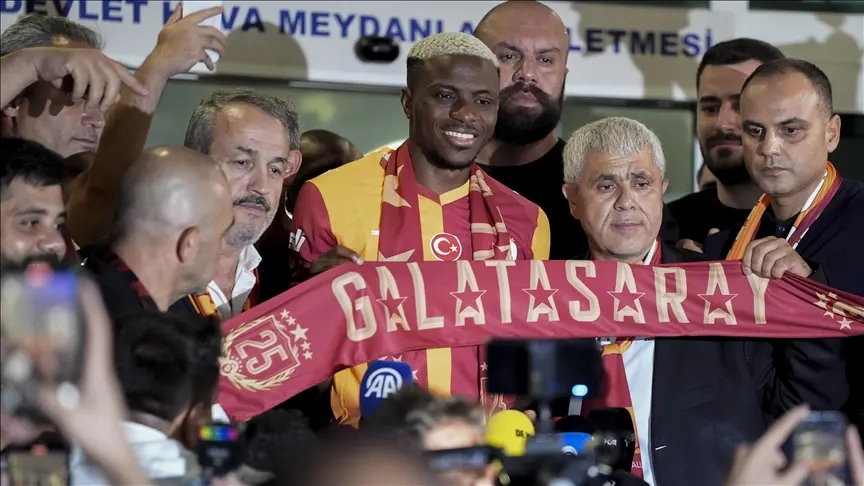 Victor Osimhen, Galatasaray için İstanbul'da