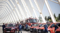 Doğu Makedonya-Trakya’ya 16 yeni itfaiye aracı teslim edildi