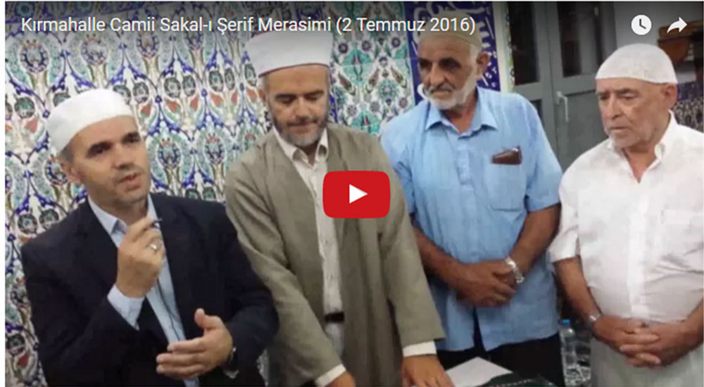 Kırmahalle Camii Sakal-ı Şerif Merasimi (VİDEO)
