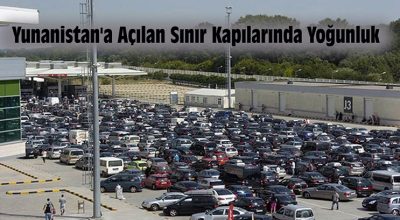 Türk-Yunan Sınır Kapılarında Yoğunluk
