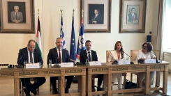 Haris Dukas Filistin'in Beytüllahim Belediye Başkanı Kanavati'yi Atina’da ağırladı