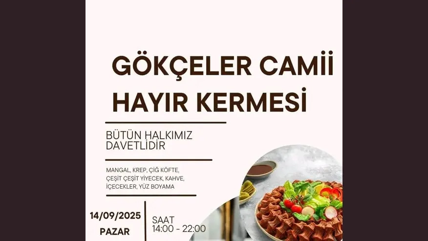 Gökçeler'de hayır kermesi