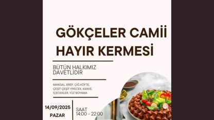 Gökçeler'de hayır kermesi
