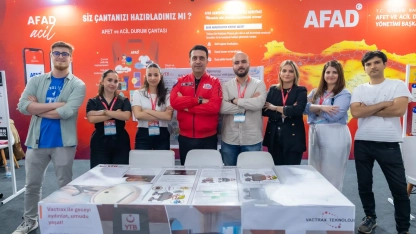 Yurtdışından gençler ve uluslararası öğrenciler YTB ev sahipliğinde TEKNOFEST’e katıldı