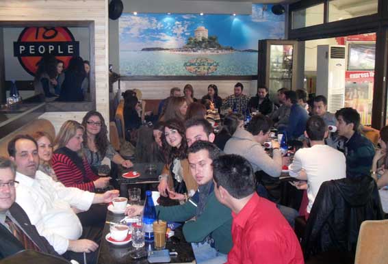 DEB Partisi Selanik Genç Akademisyenler Topluluğu Teşkilatı’nı ziyaret etti