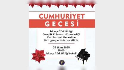 İskeçe Türk Birliği'nde Cumhuriyet Bayramı kutlanacak