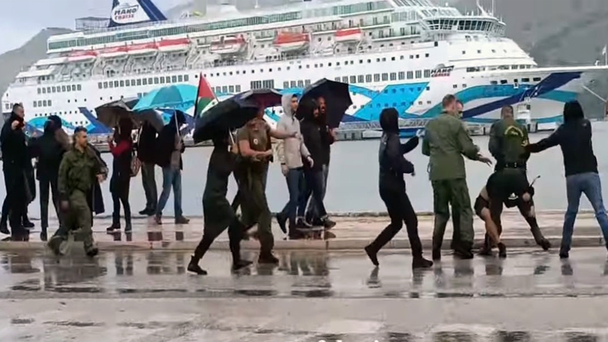 Yunanistan'da İsrailli turistlere protesto