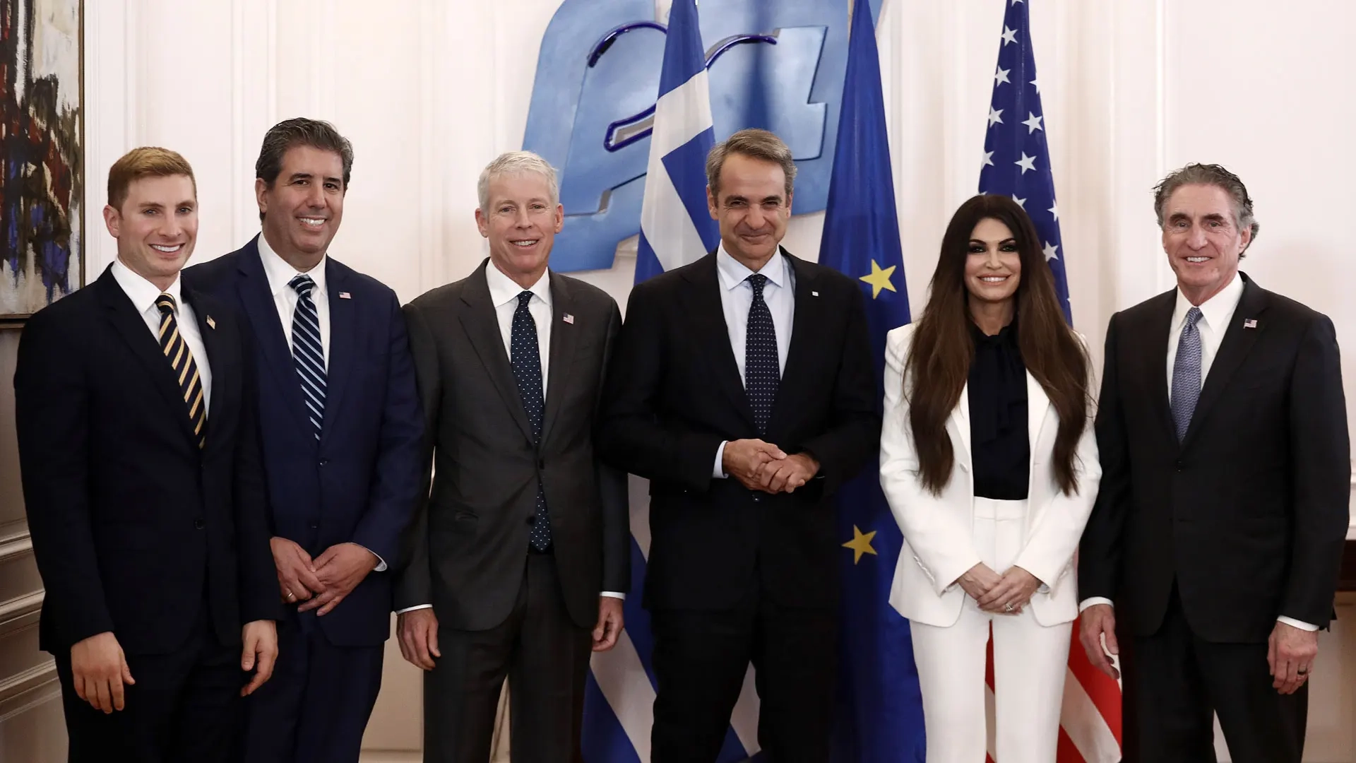 Başbakan Miçotakis, ABD İçişleri Bakanı Burgum ve Enerji Bakanı Wright ile görüştü