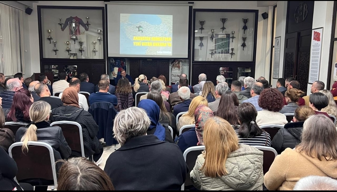 "Rumeli’den Ankara’ya Uzanan Yolculuk” söyleşisi büyük ilgi gördü