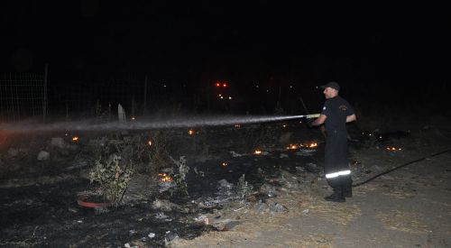 Sigara izmariti büyük bir yangına neden oldu