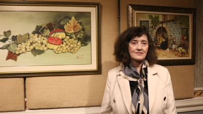 Ressam Füsun Suka Gümülcine'de resim sergisi açtı