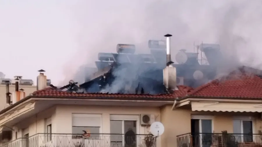 Yılbaşı akşamı İskeçe'de korkutan yangın