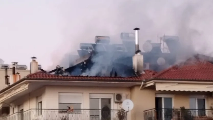 Yılbaşı akşamı İskeçe'de korkutan yangın