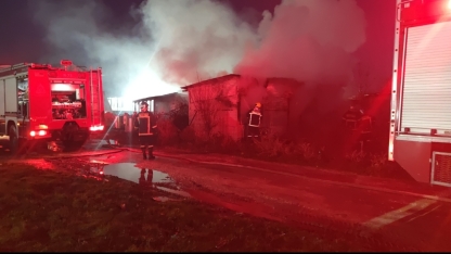 Sabahın erken saatlerinde Alankuyu’da korkutan yangın