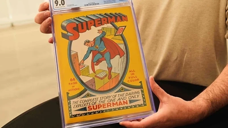 Superman'in doğduğu sayı 15 milyon dolara satıldı