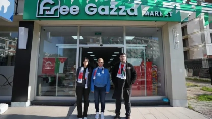 İstanbul’un ilk boykot marketi “Free Gazza” hizmete açıldı