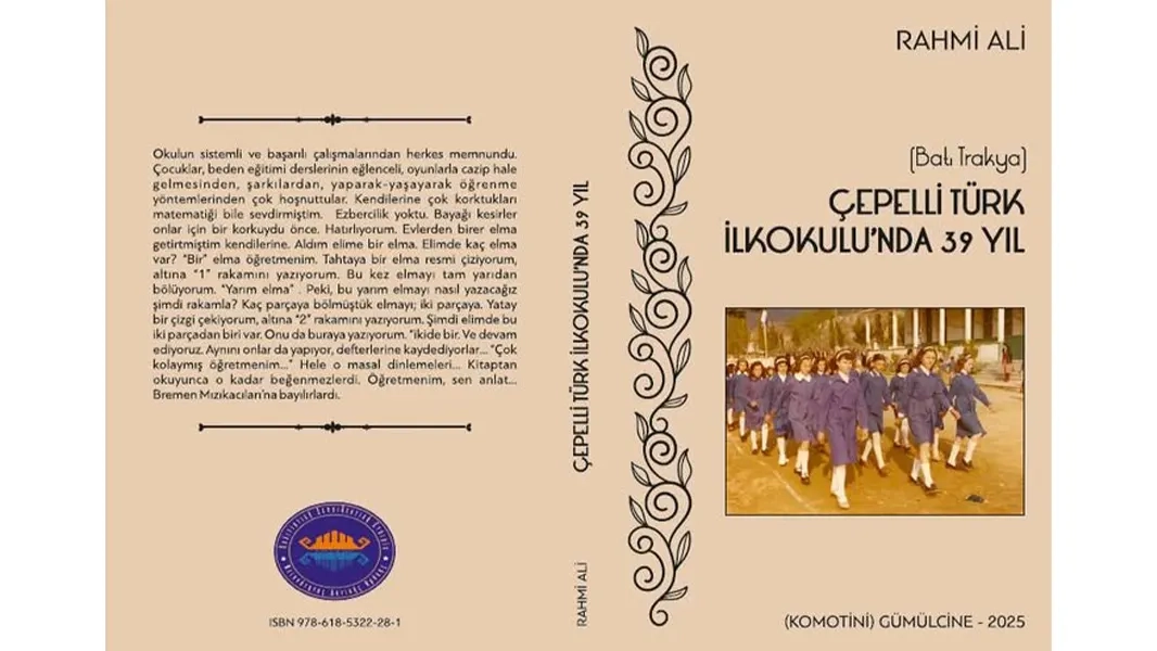 Rahmi Ali’nin “Çepelli Türk İlkokulu’nda 39 Yıl” kitbını BAKEŞ yayımladı