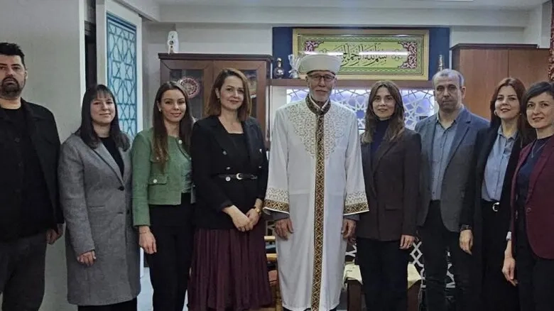 BTAYTD yönetimi Müftü İbrahim Şerif'i makamında ziyaret etti