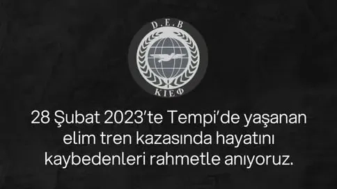 Tempi tren faciasının üçüncü yılında DEB Partisi'nden açıklama