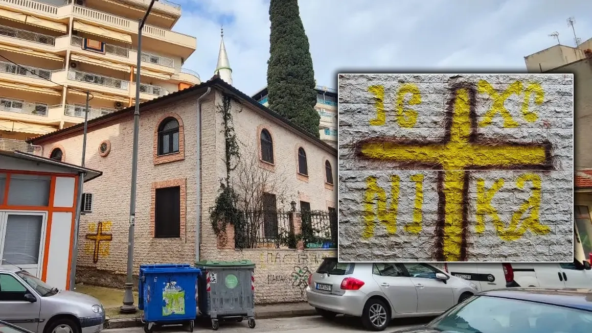 Ramazan’da çirkin provokasyon! İskeçe Hürriyet Camii’ne saldırıya Türk Azınlıktan tek ses tepki