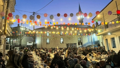 Ketenlik köyünde muhteşem iftar