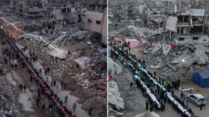 Gazze'de iftar sofraları yıllardır yıkımın gölgesinde kuruluyor