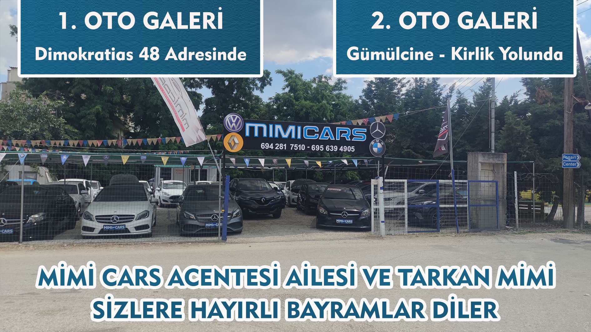 MİMİ CARS ailesi ve TARKAN MİMİ Ramazan bayramınızı tebrik eder