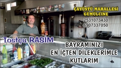 TOSTÇU RASİM ve ailesi Ramazan bayramınızı en içten dilekleriyle kutlar 