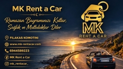 MK RENT A CAR araç kiralama şirketi sahibi İLKER MUHSİN Ramazan bayramınızı en içten dilekleriyle tebrik eder