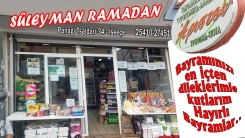 "ARİSTON" market sahibi Süleyman Ramadan bayramınızı en içten dilekleriyle kutlar 