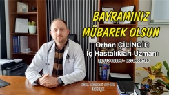 İç Hastalıkları Uzmanı ORHAN ÇİLİNGİR sizin ve sevdiklerinizin bayramını en içten dilekleriyle kutlar