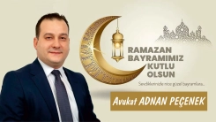 İskeçeli Avukat ADNAN PEÇENEK Ramazan bayramınızı en içten dilekleriyle tebrik eder