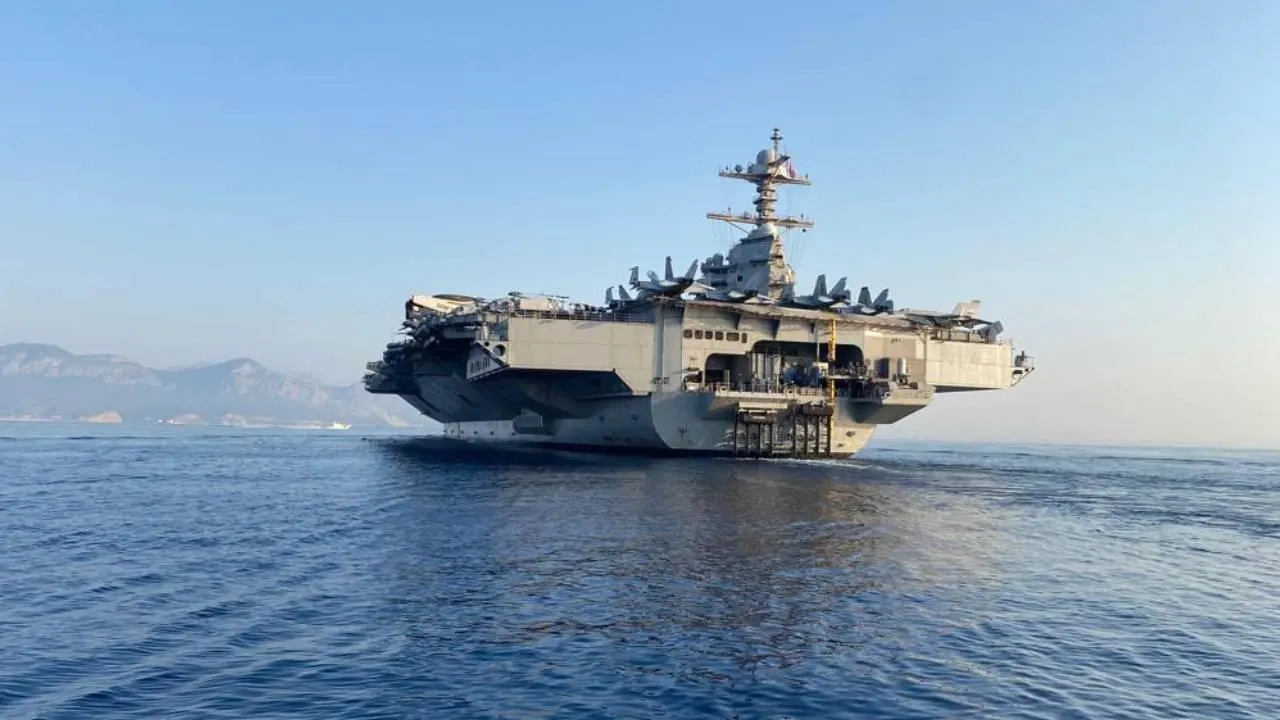 ABD, uçak gemisi USS Gerald R. Ford’un Yunanistan’da onarım gördüğünü açıkladı
