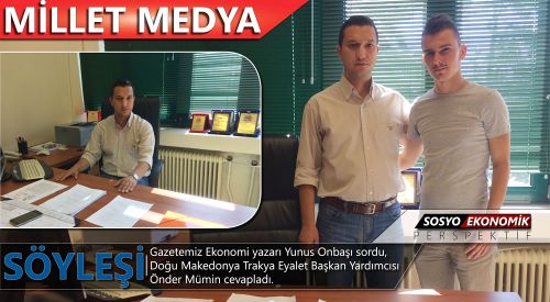 Eyalet Başkan Yardımcısı Önder MÜMİN ile Söyleşi