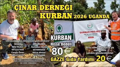 Çınar Derneği, 2026 Kurban Bağışı Kampanyası’nı başlattı