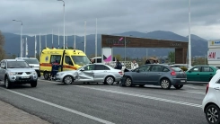 İskeçe dışındaki Flamingo alışveriş merkezi önünde trafik kazası!