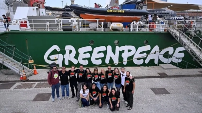 Greenpeace "Gazze'deki soykırımı durdurmak için" ilk kez Küresel Sumud Filosu'na katıldı