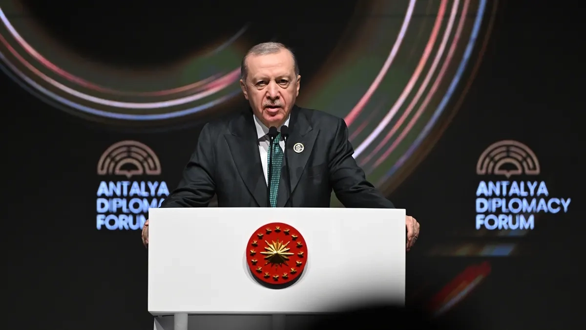 Erdoğan, Antalya Diplomasi Forumunda Batı Trakya Türklerinin haklarına vurgu yaptı