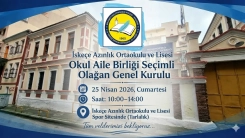 İskeçe Azınlık Ortaokulu ve Lisesi’nde Okul Aile Birliği Genel Kurulu 25 Nisan’da yapılacak