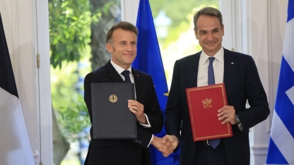 Fransa ve Yunanistan savunma paktını uzattı, stratejik iş birliğini genişletti
